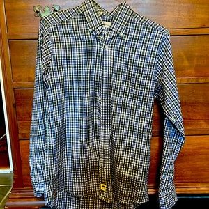 Men’s Onward Reserve long sleeve button down plaid size Small